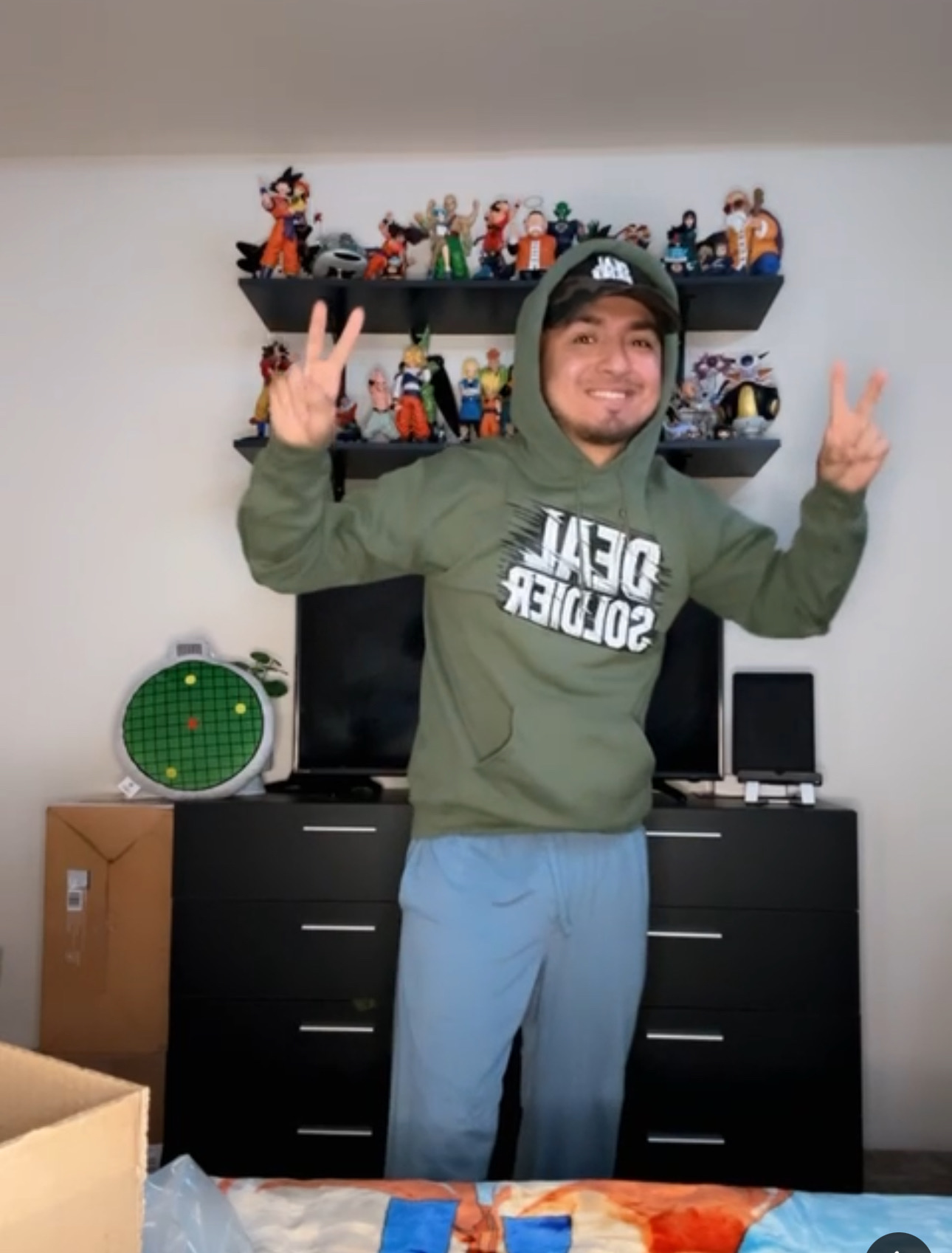 Deal Soldier member wearing Deal Soldier gear